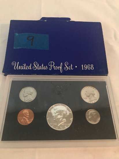 United states proof set 1968
