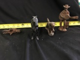 Animals cast-iron miniature