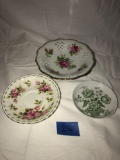 Flower dish set ; set of three