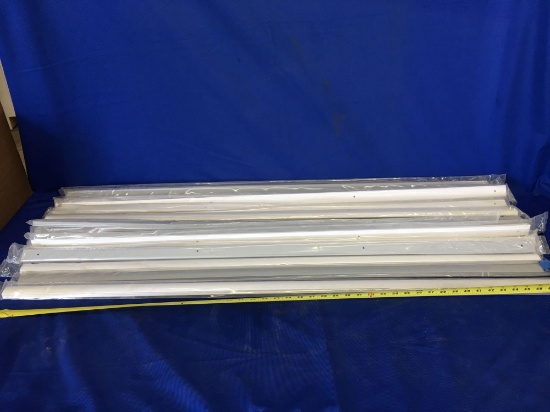 24 pieces of plastic, 48 "long