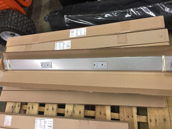 Angle power strip 36? black , gray