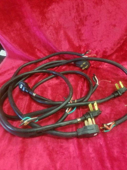 (5) Range and Dryer powered 220 chords