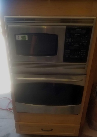 Full cutout Cabinet 33"WX90"TX24"D with micorwace & Oven