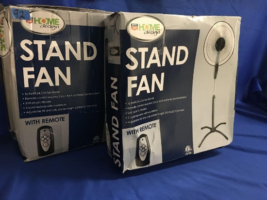 Home Design ,stand fan 16 in / 40.64 cm whit remote