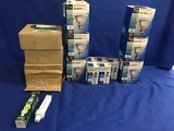 General Electric fluorescent lamps qt. 10 , Sylvania alogen
