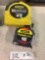 Stanley 25' & 16' measuring tapes