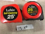 Lufkin 25' Self centering tape measure