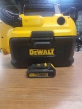 DEWALT Heavy Duty 2 gallon Cordless Wet/Dry Vacuum, 20V Max Lithium ION Battery included