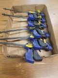 IRWIN QUICKGRIP CLAMPS: (5) total Clamps