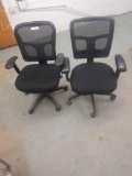 (2) Office Cloth Desk Chairs