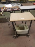 Rolling Tool Cart with Basket