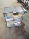 Tool Cart with Bins for supplies