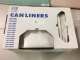 Box of 100 60 Gallon Can liner/ Box of 500 20-30 Gallon Can Liners / Box of napkins