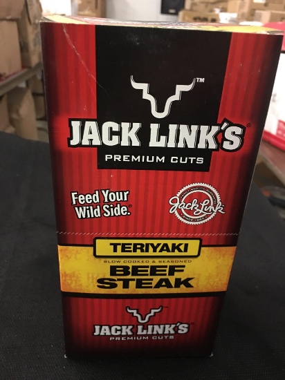 Jack Links Premium cuts , Beef Steak (12) total boxes of approx 12 1 oz packages