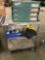 3 tier metal cart on wheels