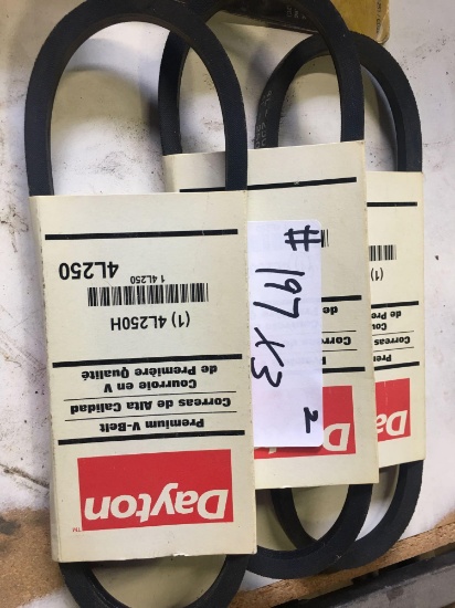 Dayton Premium V -Belts , Stanley Swinging door. Latch