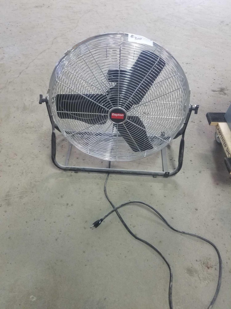 Dayton Floor Fan Model 2ma11b Estate Personal Property Lamps