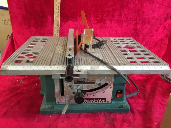 Makita Table Saw, Model 2708 | Heavy Construction Equipment Light Equipment  & Support Tools | Online Auctions | Proxibid