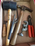 Misc. Lot: hammer, drill Bit, and more