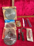 Misc. Items: Vermont American 10? Carbide teeth, Makita Saw Blade 7-1/4 and more