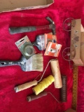 Misc. Items: Packing Incorporated, hammer and more