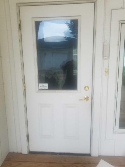 Exterior windowed Door 36" W x 80" H