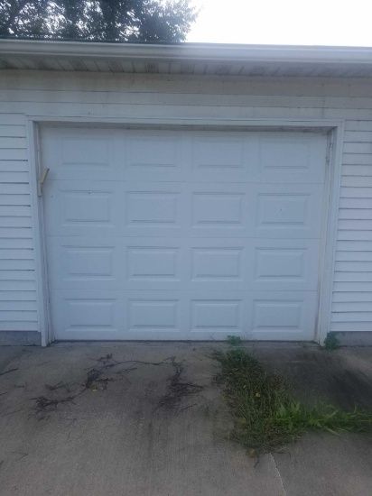 Full Garage Door Assembly 9'W X 7'H