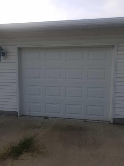 Full Garage Door Assembly 9'W X 7'H