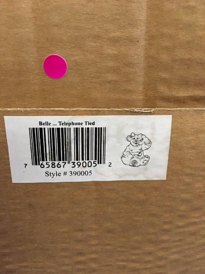 The Boyds Collection LTD, Bear-ware Pottery Works, Belle ... Telephone Tied