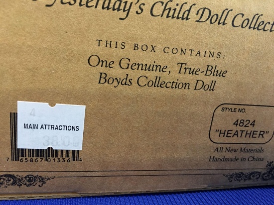 The Boyds Collection Doll, The Yesterday?s Child Doll Collection #4824 "Heather"