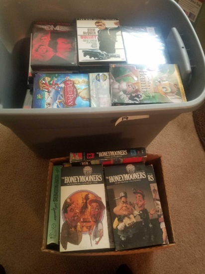 Big Collection of movies DVDS and VHS