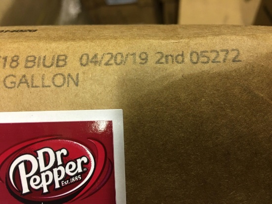 ,Dr Pepper Post -Mix 5 Gallons /4