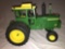 1/16th CUSTOM John Deere 4620 Diesel Tractor custom wheels, exhaust, lights, weights 3 point