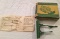 1/16th 1950?s John Deere Toy Dozer blade all original with box, blade and instructions