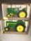 2x-1/16th Ertl John Deere 70 Row Crop Tractor and 820 Tractor