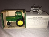 2x-John Deere 730 Pewter and JD 1/32nd Sound Guard Tractor