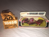 2x-1/35 Case Unit Loader 1845B and 1/64th Ertl International Farm set