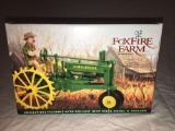 1/16th Ertl 1995 FoxFire Farms John Deere Model A Tractor with Figurine