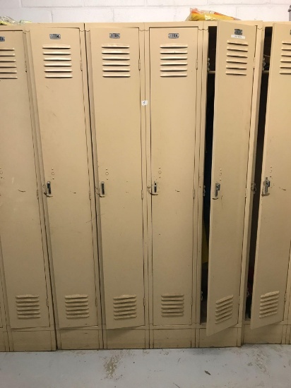 4 lockers