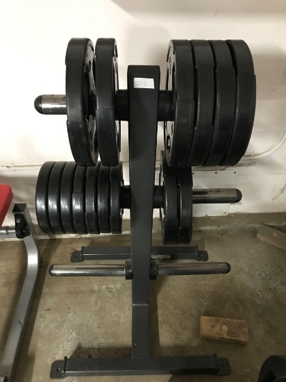 CYBEX weight set and weights included