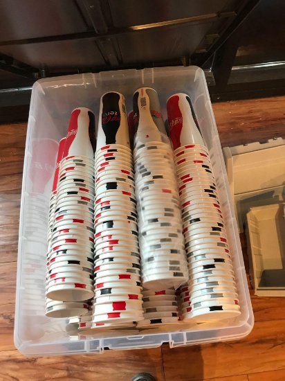 Coke cups and lids