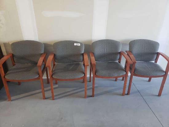 (4) lobby chairs