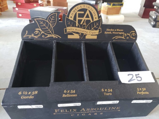 FA Omega Tobacos Felix Assouline Cigars display box