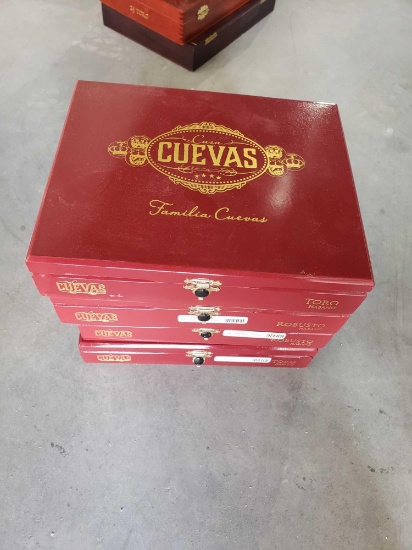 (4)Casa Cuevas Cigar boxes
