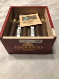 Four kicks maduro Robusto cigars