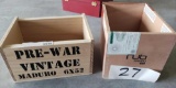 Nub Habano466 Display box & Pre-War Vintage Maduro 6x52 display box