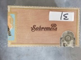 (3) Sobremesa Cigar Boxes