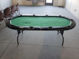 Pitboss Home Casino Poker Oval fold up table
