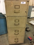 4 drawer file cabinet-metal