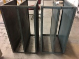 Metal shelves set of 2